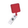 Transparent Square Badge Reel w/ Belt Clip | https://www.bestnamebadges.com
