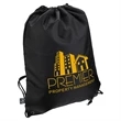 Grab N Go RPET Budget Drawstring Bag | https://www.bestnamebadges.com