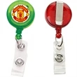 Transparent Retractable Round Badge Reel w/ Belt Clip | https://www.bestnamebadges.com