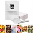 Reusable White Kraft Zip Lock Food Storage Bag | https://www.bestnamebadges.com