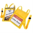 Premium Double Window Pouch | https://www.bestnamebadges.com