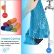 Cooling Workout Ice Towel For Neck | https://www.bestnamebadges.com