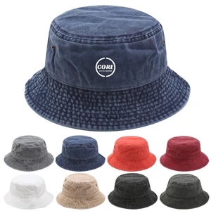Bucket Hat - Unisex 101% Cotton & Denim