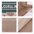 Linen/ Burlap Jute Tote Bag | https://www.bestnamebadges.com