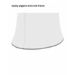 Fabric Display Stand Tower | https://www.bestnamebadges.com