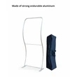 S Shape Fabric Banner - Hardware | https://www.bestnamebadges.com