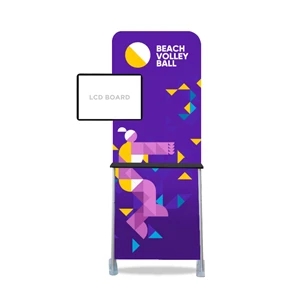 Tension Fabric Stand With LCD Board - Hardware