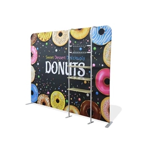 Straight Backdrop with Shelves - Hardware