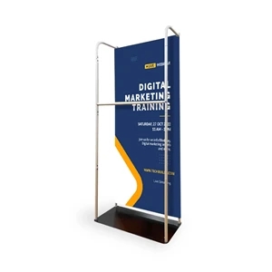 Tension Fabric Stand With Hanging Rail - No Hardware