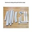 EZ Tube Modular Display Kit B - No Hardware | https://www.bestnamebadges.com
