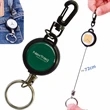 Swivel Carabiner Retractable Badge Reel w/ Keyring | https://www.bestnamebadges.com