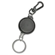 Swivel Carabiner Retractable Badge Reel w/ Keyring | https://www.bestnamebadges.com