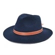 Sun Protection Panama Hat With Leather Strap | https://www.bestnamebadges.com