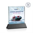 Terra VividPrint™ Award on Newhaven - Black | https://www.bestnamebadges.com