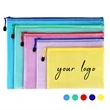 A4 Mesh File Zipper Bag | https://www.bestnamebadges.com