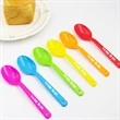 Plastic Spoon W/ Imprint | https://www.bestnamebadges.com