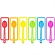 Plastic Spoon W/ Imprint | https://www.bestnamebadges.com