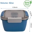 Salad Lunch Container To Go 52Oz | https://www.bestnamebadges.com