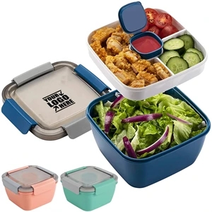 Salad Lunch Container To Go 52Oz | https://www.bestnamebadges.com
