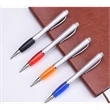 Custom Kraft Sugar Silver Pen | https://www.bestnamebadges.com