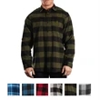 Burnside Men's Plaid Flannel Shirt | https://www.bestnamebadges.com