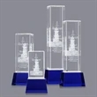 Robson 3D Award on Base - Blue | https://www.bestnamebadges.com