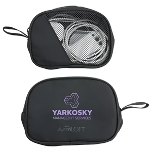 AeroLOFT® Jet Black Tech Organizer Mesh Pouch