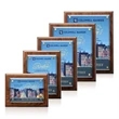 Caledon VividPrint™ Plaque - Walnut/Gold | https://www.bestnamebadges.com
