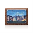 Caledon VividPrint™ Plaque - Walnut/Silver | https://www.bestnamebadges.com