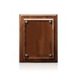 Caledon Plaque - Walnut/Silver | https://www.bestnamebadges.com