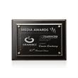 Caledon Plaque - Black/Gold | https://www.bestnamebadges.com