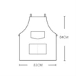 Cotton Denim Apron For Adults | https://www.bestnamebadges.com