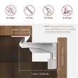 Upgraded Invisible Baby Proofing Cabinet Latch Locks | https://www.bestnamebadges.com