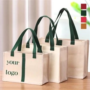 Film Covered Canvas Tote Bag