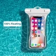 Floating Waterproof Phone Pouch With Lanyard | https://www.bestnamebadges.com