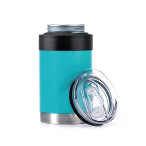 12Oz Stainless Steel Vacuum Insulated Can Cooler | https://www.bestnamebadges.com