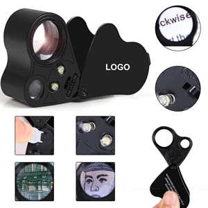 Illuminated Jewelers Eye Loupe Magnifier