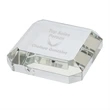 Taranto Square Crystal Paperweight | https://www.bestnamebadges.com