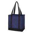 Non-Woven Two-Tone Shopper Tote Bag | https://www.bestnamebadges.com