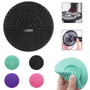 Silicone Makeup Cleaning Brush Scrubber Mat