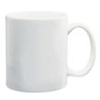 11 Oz. White Ceramic Mug | https://www.bestnamebadges.com