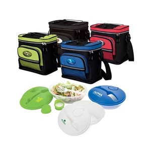 Thalia 2 Piece Salad Cooler Set | https://www.bestnamebadges.com