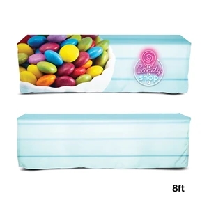 DisplaySplash 8' Fitted Table Cover | https://www.bestnamebadges.com