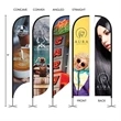 DisplaySplash 9' Double-Sided Custom Feather Flag | https://www.bestnamebadges.com