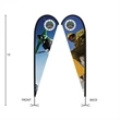 DisplaySplash 13' Double-Sided Custom Teardrop Flag | https://www.bestnamebadges.com