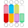 Plastic Key Tags With Split Ring Label Window | https://www.bestnamebadges.com