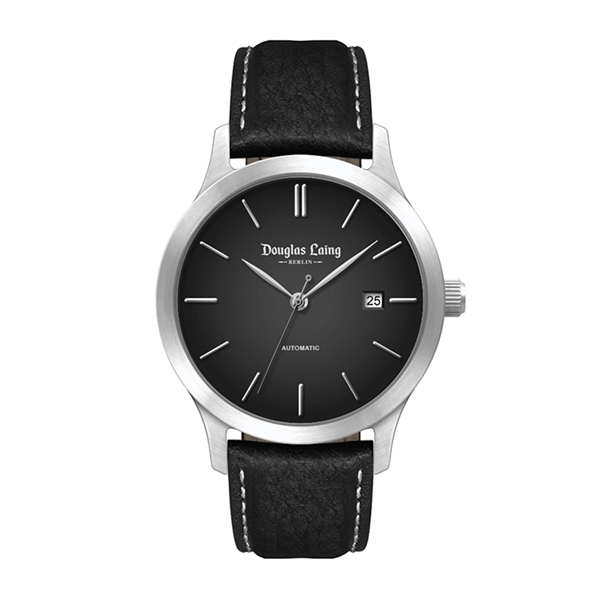 40MM STEEL SILVER CASE, 3 HAND "AUTOMATIC" MVMT, DTE DISP...