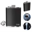 8 Oz Pocket Hip Flask With Funnel | https://www.bestnamebadges.com
