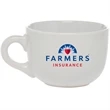 18 oz. Cappuccino Custom Ceramic Mugs | https://www.bestnamebadges.com