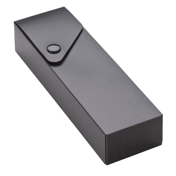 Black Rectangular Button Gift Box Black Rectangular But...